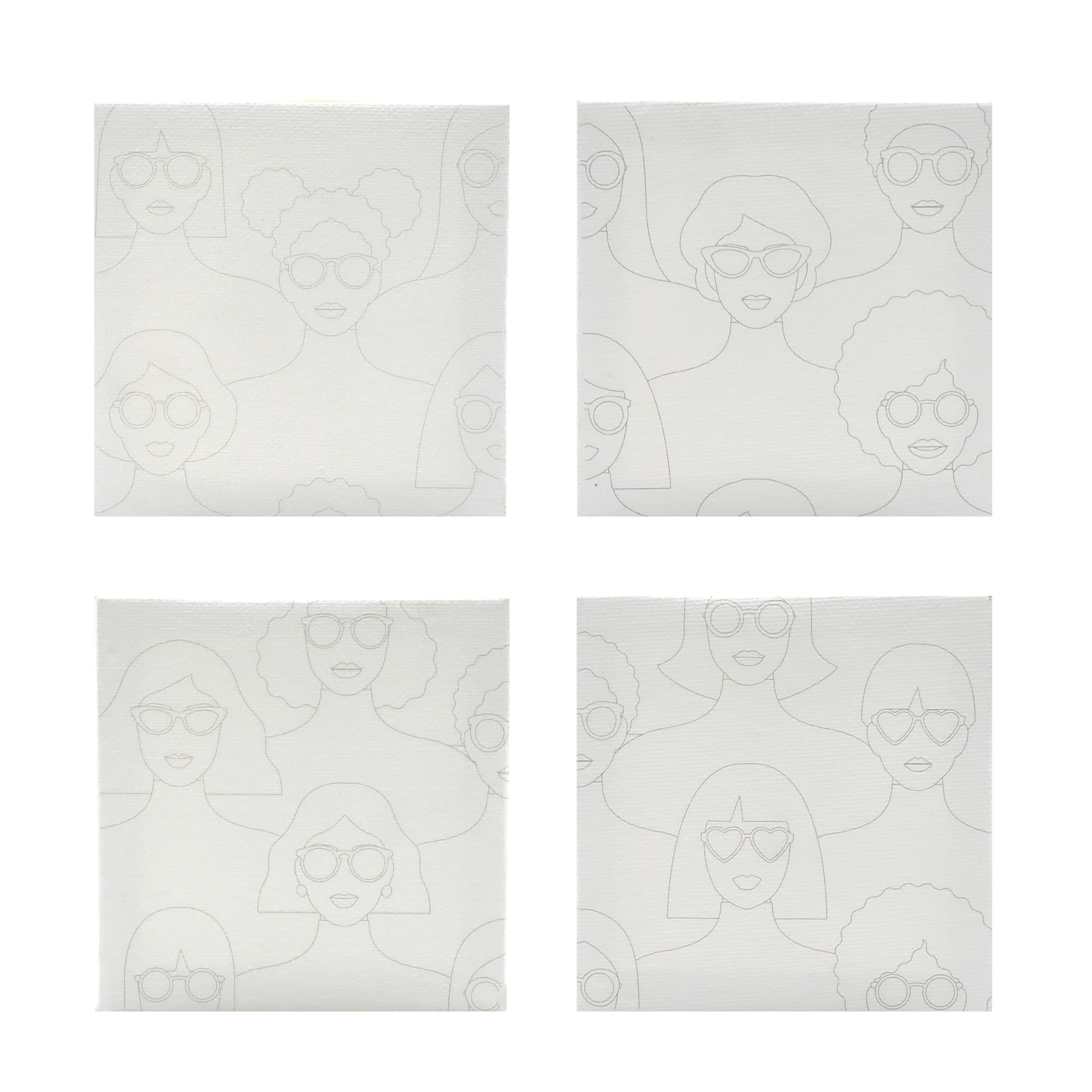 People Mini Canvas Painting Kit by Craft Smart®